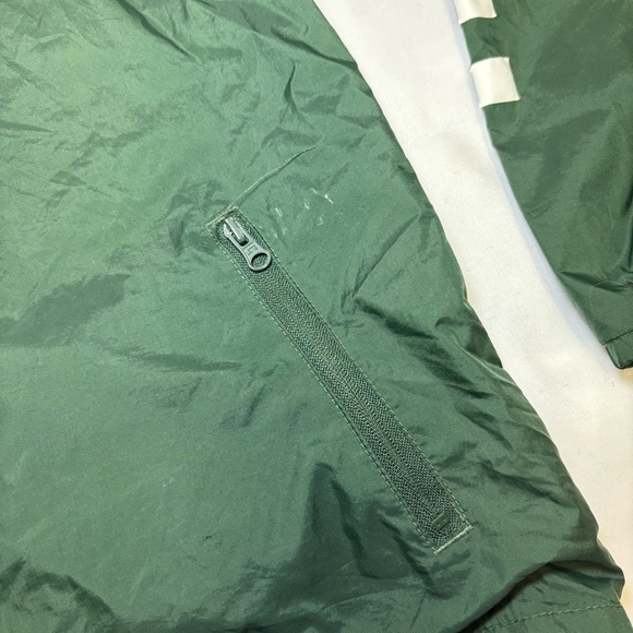 Vans Kids Garnett Windbreaker Jacket Green Black Full Zip Hooded Skate Snow Punk - Picture 4 of 11